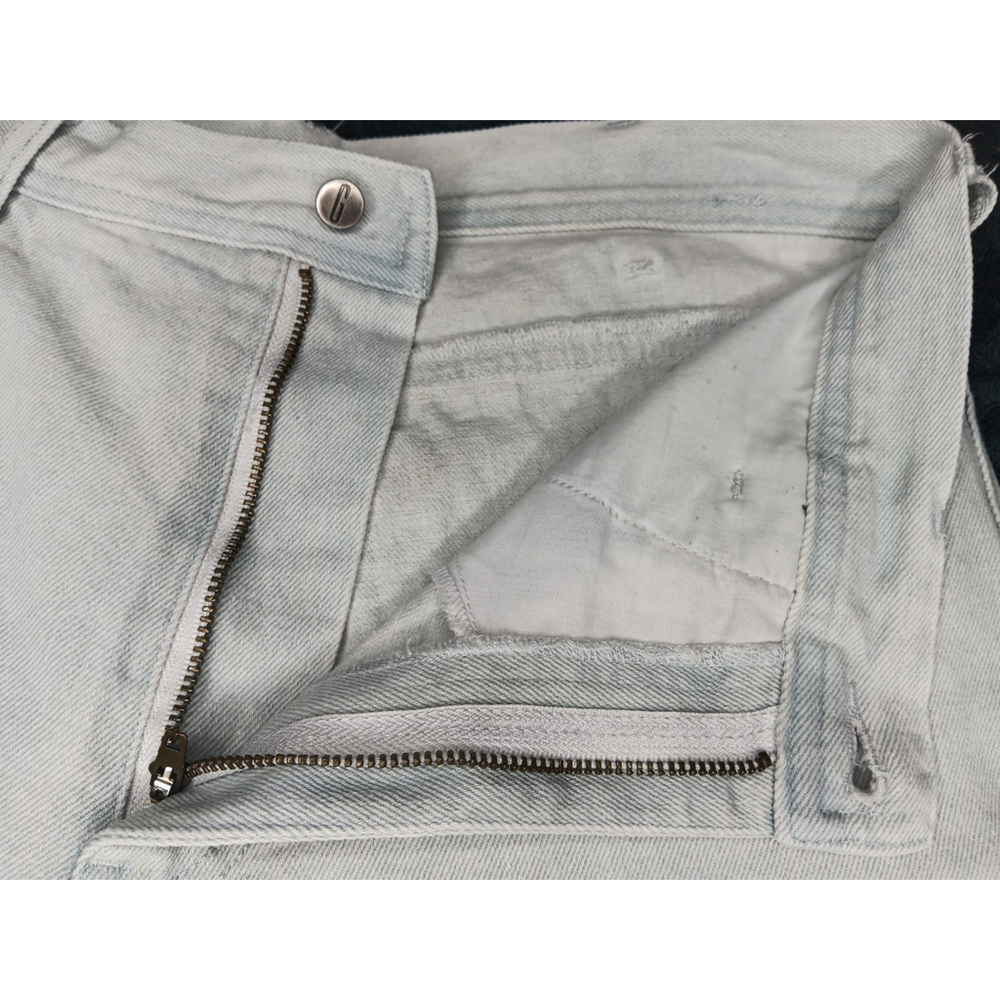 VTG Gotcha Women's 30 Blue Jeans Denim Distressed Light Wash Surf Skate Skater - Picture 9 of 16